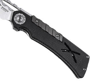 Нож SHOOZIZ XUN118-D складной D2 рукоять G10+3D - фото 6