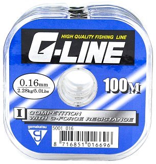 Леска Gamakatsu G-Line competition 0,16мм 100м - фото 1