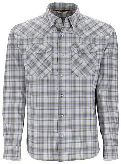Рубашка Simms Brackett LS Shirt Sterling Plaid 