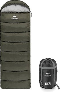 Спальник Naturehike U Series envelope army green U250S левый