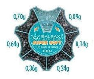 Набор грузил Balsax 0,09-0,70 green super soft
