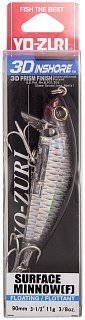 Воблер Yo-Zuri 3D Inshore surface minnow F 90мм R1215 C4