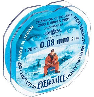 Леска Mikado Eyes Ice 25м 0,08мм