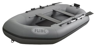 Лодка Flinc F280TL надувная серый - фото 1