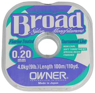 Леска Owner Broad Natural Clear 100м 0,20мм - фото 1