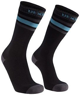 Носки DexShell Ultra Dri Sport черный голубой - фото 1