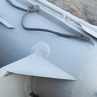Лодка Badger Heavy Duty 390 серый - фото 4