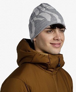 Шапка Buff Knitted hat KYRE lead grey - фото 3