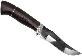 Нож Ладья Клык-2 НТ-27 Р 65х13 рисунок венге - фото 1