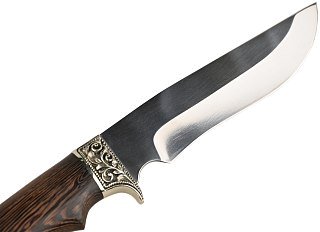 Нож ИП СЕМИНА Галеон кованая сталь 95х18 венге литье - фото 4
