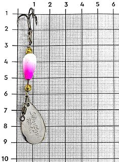 Блесна Daiwa Silver creek spinner 6гр peach - фото 3