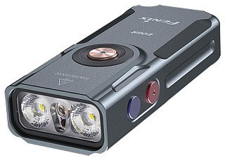 Фонарь-брелок Fenix E06R серый - фото 1