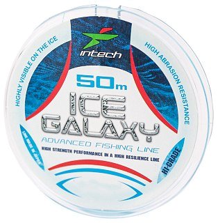 Леска Intech Galaxy Ice 50м 0.187мм 2.96кг голубая - фото 3