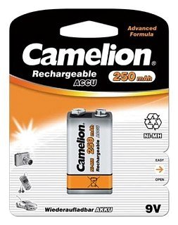 Аккумулятор Camelion 9V 250mAh Ni-Mh 