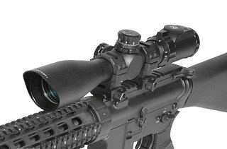 Прицел Leapers UTG Accushot Tactical 1.5-6x44 Mil-Dot TS EZ-TAP IE 36 цв с кольц - фото 5