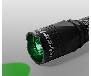 Фонарь Armytek Taschenlampe Dobermann XP-E2 зеленый - фото 2