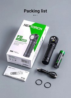 Фонарь Nextorch P10 тактический 1400 Lumens - фото 2