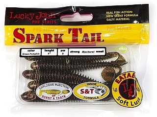 Приманка Lucky John виброхвост Pro series spark tail 4,0in 10,10/PA03 5 шт - фото 3