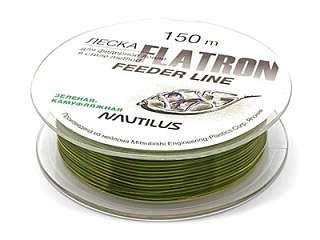 Леска Nautilus Flatron feeder 150м 0,16мм 1,8кг camo green