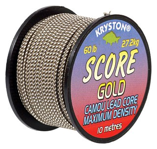 Поводочный материал Kryston Score gold camou 10м 60Ibs   - фото 2