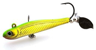 Воблер Nories Wrapping Minnow 8 гр Green Back Yellow Gold - фото 2