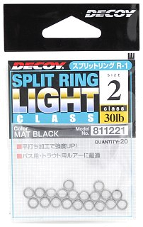 Заводное кольцо Decoy Split Ring black №2