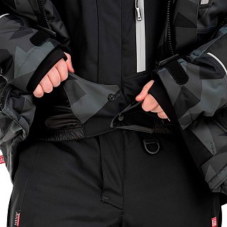 Костюм Nisus Arctic зимний серый черный шелтер - фото 7