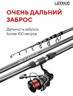 Удилище Riverzone Oceanus телескопическое 30-200гр 3,0м - фото 4