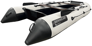 Лодка BigBoat Bering 340П бело-черный - фото 3