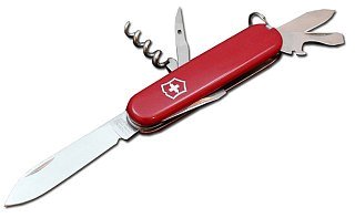 Нож Victorinox Tourist 84мм 12 функций красный - фото 2