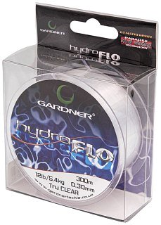Леска Gardner Hydro-flo clear 300м 12lb 0,30мм