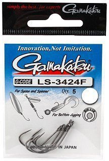 Крючок Gamakatsu NL LS-3424F black №1