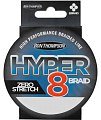 Шнур Ron Thompson Hyper 8-braid 110м 0,10мм 5,4кг 12lb dark grey