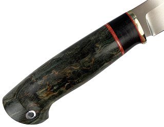 Нож ИП Семин Соболь сталь мельхиор М390 набор стаб.кар.березы - фото 3
