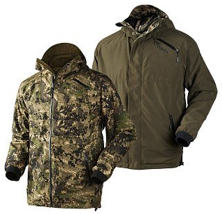 Куртка Harkila Grit reversible optifade/hunting green - фото 1