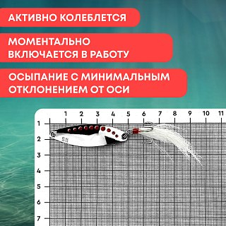 Блесна Riverzone Predator 5гр 45мм silver - фото 5
