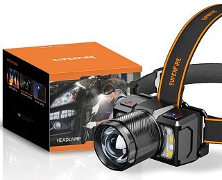 Фонарь Superfire HL25 налобный 700 Lumens - фото 5