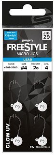 Джиг-головка SPRO FreeStyle Micro Jig29 Glow White 3 гр №4              - фото 2