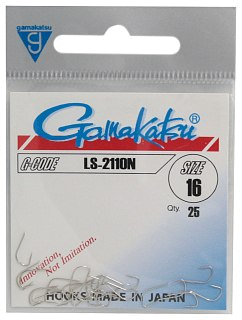 Крючок Gamakatsu LS-2110N nickel №16 - фото 1