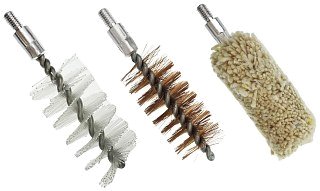 Набор для чистки Taigan 12к алюминиевый шомпол 3 ерша футляр - фото 5