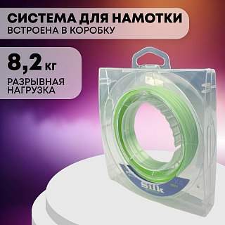 Шнур Riverzone Silk WX4 PE 1.0 150м Green - фото 3