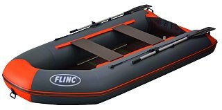 Лодка Flinc FT320K надувная графитово-оранжевый