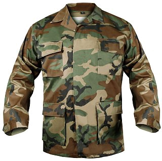 Куртка Mil-tec US Feldjacke Typ BDU woodland  - фото 2