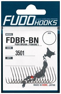 Крючки Fudo Bream Yamame FDBR-BN 3501 BN №6  - фото 1