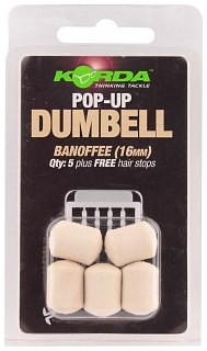 Приманка Korda Dumbell banoffe pop-up 16мм