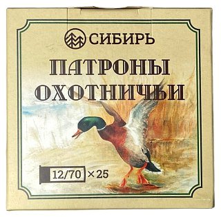 Патрон 12х70 Сибирь 1 32г био 1/25 - фото 3
