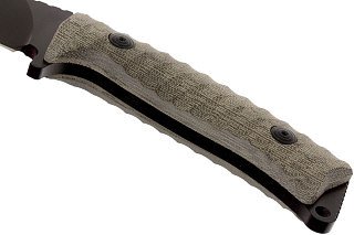 Нож Fox Pro-Hunter фиксированный клинок сталь N690Co микарта - фото 4