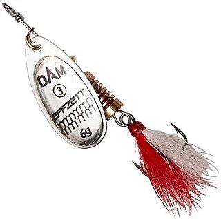 Блесна Effzett Standard Dressed №4 10гр Sinking silver