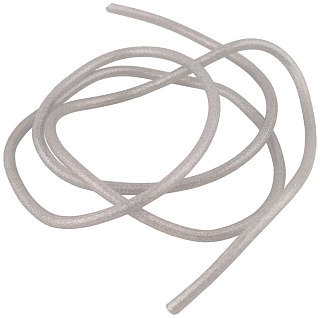 Кембрик Три Кита d 2,0х4,0 серебро с блестками 1м 1/10