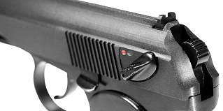 Пистолет Baikal МР 654 К 4,5мм газобалонный обновленная рукоятка - фото 5